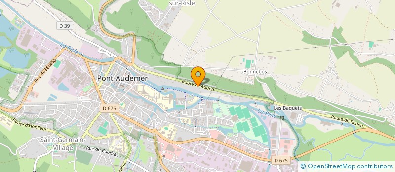 localisation de l'entreprise JEANNE à PONT-AUDEMER