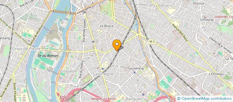 localisation de l'entreprise JEANNE  TOULOUSE