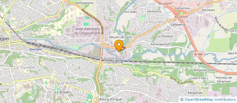 localisation de l'entreprise JEANNE  ERGUE-GABERIC