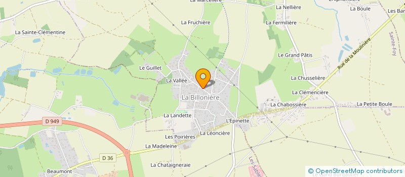 localisation de l'entreprise JEANNE  SAINTE-FOY