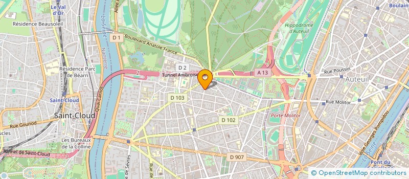 localisation de l'entreprise JEANNE & ALICE CONSULTING à BOULOGNE-BILLANCOURT