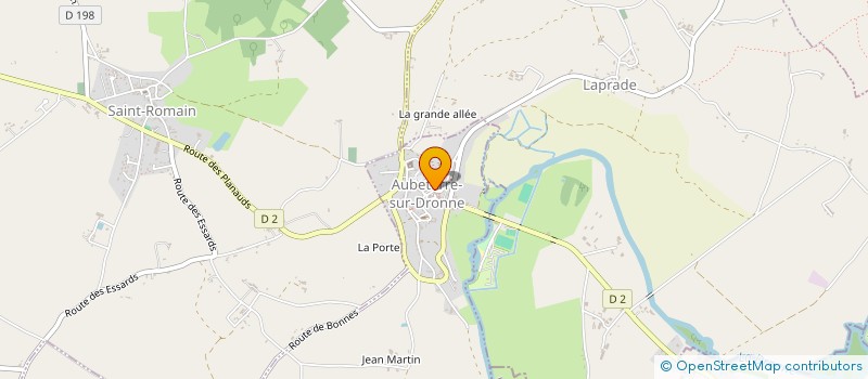 localisation de l'entreprise JEANNE & CIE  AUBETERRE-SUR-DRONNE