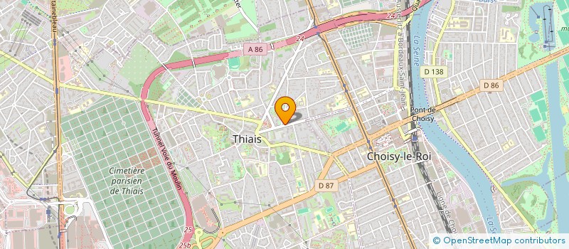 localisation de l'entreprise JEANNE COUSTY à THIAIS