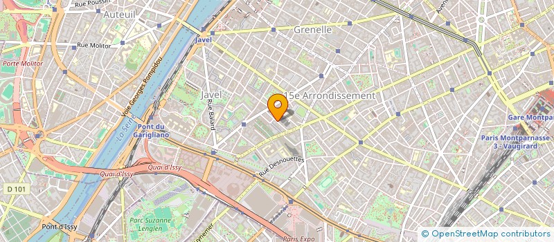 localisation de l'entreprise JEANNE D'ARC 29  PARIS