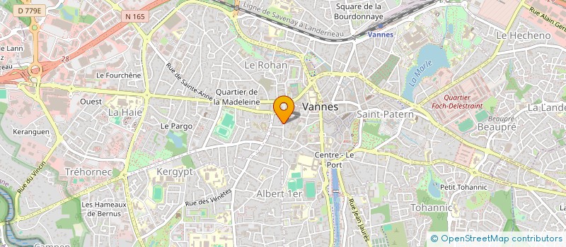 localisation de l'entreprise JEANNE D'ARC à VANNES