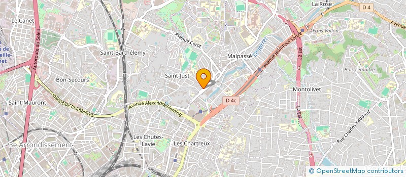 localisation de l'entreprise JEANNE D'ARC à MARSEILLE