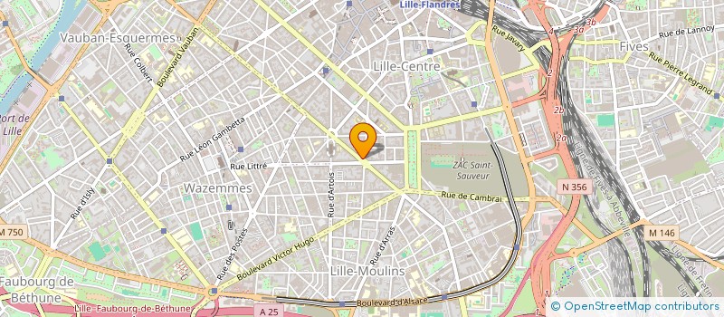 localisation de l'entreprise JEANNE D'ARC à LILLE