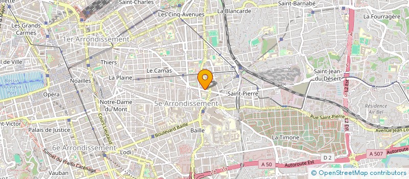 localisation de l'entreprise JEANNE D'ARC à MARSEILLE