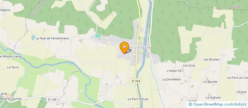 localisation de l'entreprise JEANNE D'ARC BASKET  PLEUCADEUC