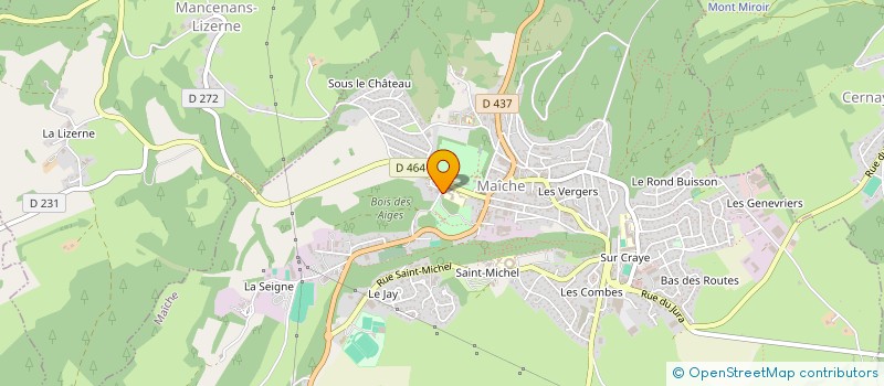 localisation de l'entreprise JEANNE D'ARC DE MAICHE  MAICHE