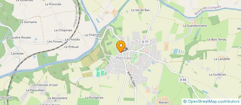 localisation de l'entreprise JEANNE D'ARC DE PLECHATEL  PLECHATEL