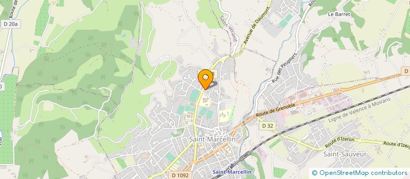 localisation de l'entreprise JEANNE D ARC DE SAINT MARCELLIN  SAINT-MARCELLIN