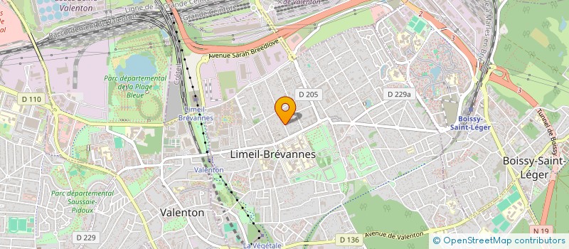 localisation de l'entreprise JEANNE D'ARC M-C à LIMEIL-BREVANNES