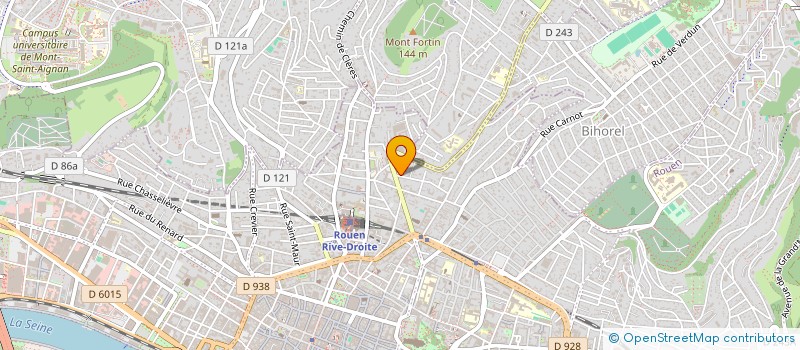 localisation de l'entreprise JEANNE D'HACK CTF  ROUEN