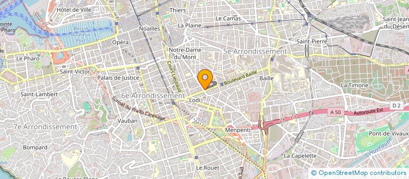 localisation de l'entreprise JEANNE DE CLAVIERE à MARSEILLE