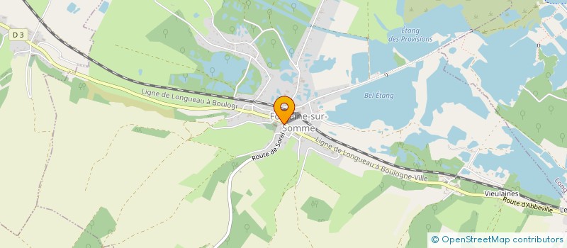 localisation de l'entreprise JEANNE DE FONTAINE  FONTAINE-SUR-SOMME