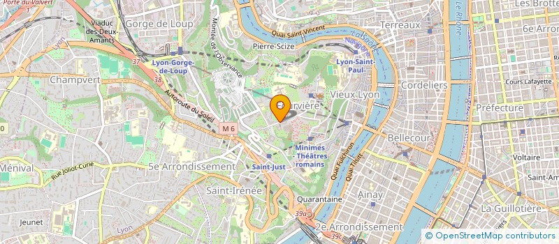 localisation de l'entreprise JEANNE DE MATEL  LYON