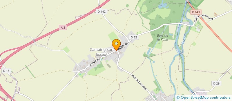 localisation de l'entreprise JEANNE INVEST  CANTAING-SUR-ESCAUT