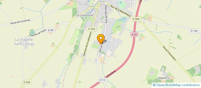 localisation de l'entreprise JEANNE MARGUI à VATAN