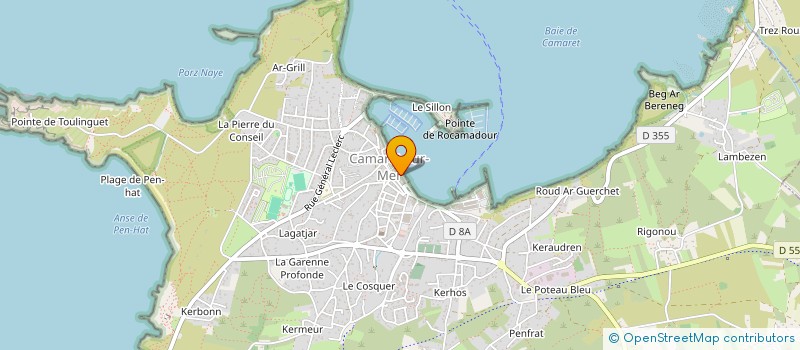 localisation de l'entreprise JEANNE MARIA  CAMARET-SUR-MER