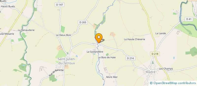 localisation de l'entreprise JEANNE PATRICE COUVERTURE  MADRE