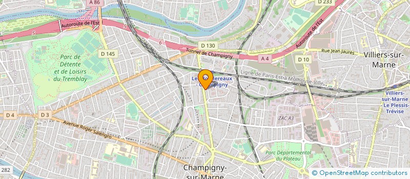 localisation de l'entreprise JEANNE RAULT BATI à CHAMPIGNY-SUR-MARNE