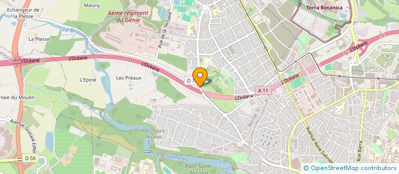 localisation de l'entreprise JEANNEAU DES LICES à AVRILLE