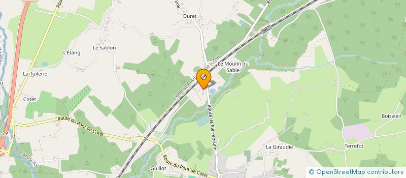 localisation de l'entreprise JEANNEAU ENERGIE  LARUSCADE