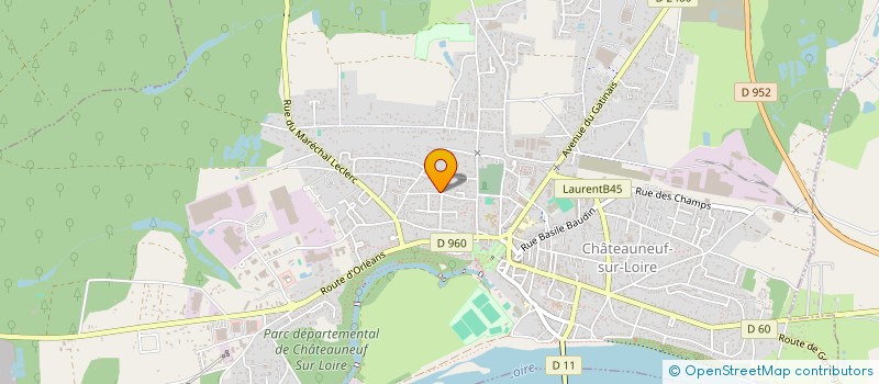 localisation de l'entreprise JEANNEAU IMMOBILIER à CHATEAUNEUF-SUR-LOIRE