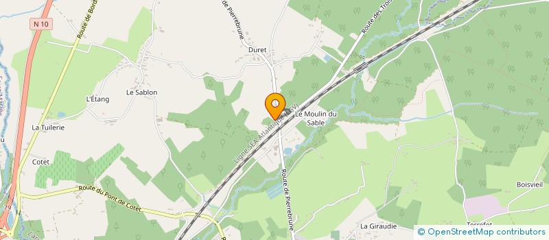 localisation de l'entreprise JEANNEAU IMMOBILIER  LARUSCADE