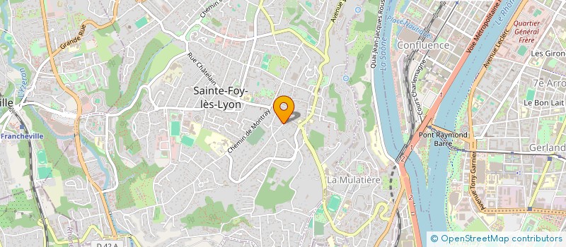 localisation de l'entreprise JEANNEL COMPAGNIE à SAINTE-FOY-LES-LYON