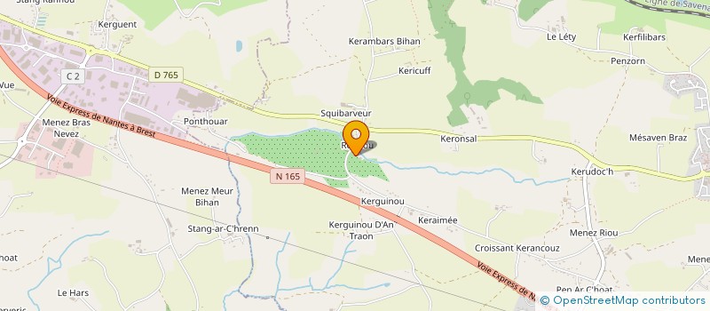 localisation de l'entreprise JEANNES FRERES  SAINT-YVI