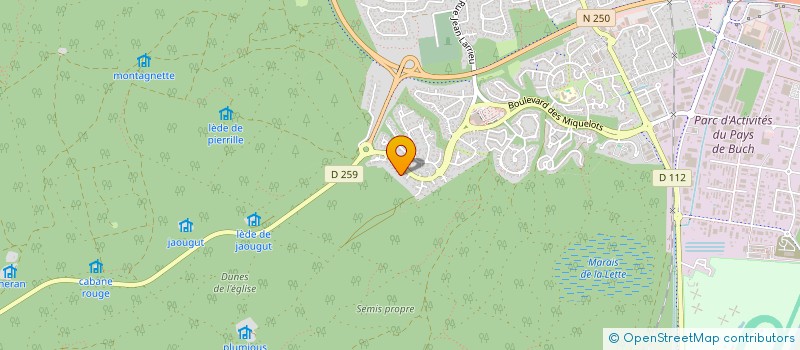 localisation de l'entreprise JEANNET LMP à LA TESTE-DE-BUCH