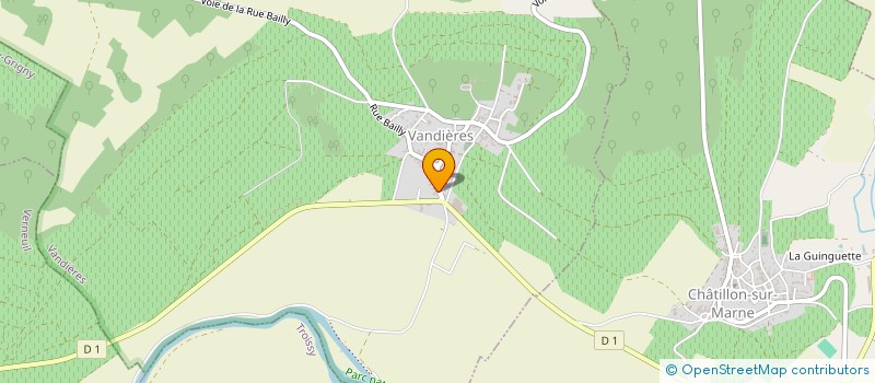 localisation de l'entreprise JEANNETEAU PEZERAT  VANDIERES