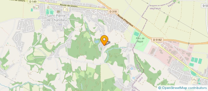 localisation de l'entreprise JEANNETTE  SAINT-PIERRE-DE-CHANDIEU