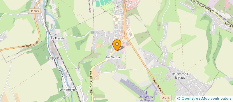 localisation de l'entreprise JEANNETTE DIEPPE  SAINT-AUBIN-SUR-SCIE