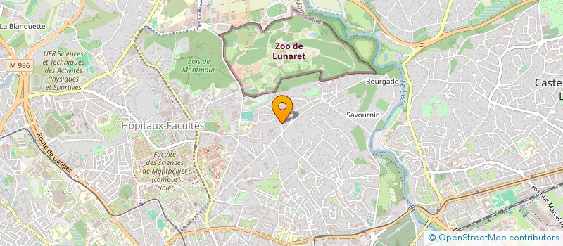 localisation de l'entreprise JEANNIE à MONTPELLIER