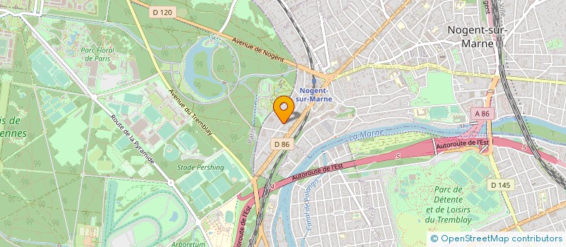 localisation de l'entreprise JEANNIE BADAL à NOGENT-SUR-MARNE