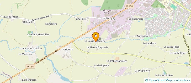 localisation de l'entreprise JEANNIERE PAYSAGES à LES HERBIERS