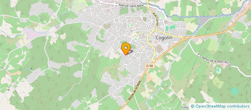 localisation de l'entreprise JEANNIERE VINCENT MENUISERIE à COGOLIN