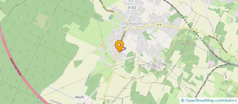 localisation de l'entreprise JEANNIN à CHAMPVANS