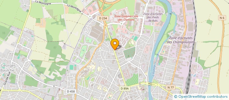 localisation de l'entreprise JEANNIN AUTOMOBILES à AUXERRE