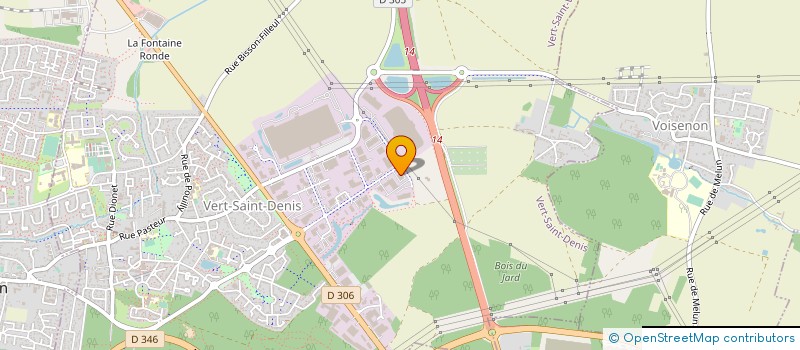 localisation de l'entreprise JEANNIN AUTOPRESTIGE MELUN à VERT-SAINT-DENIS