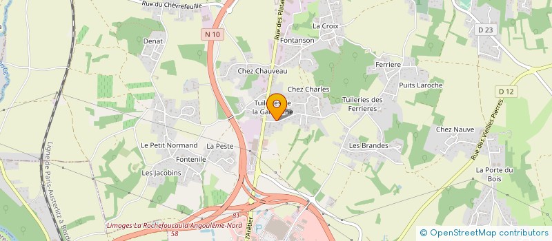 localisation de l'entreprise JEANNINE RACING à CHAMPNIERS