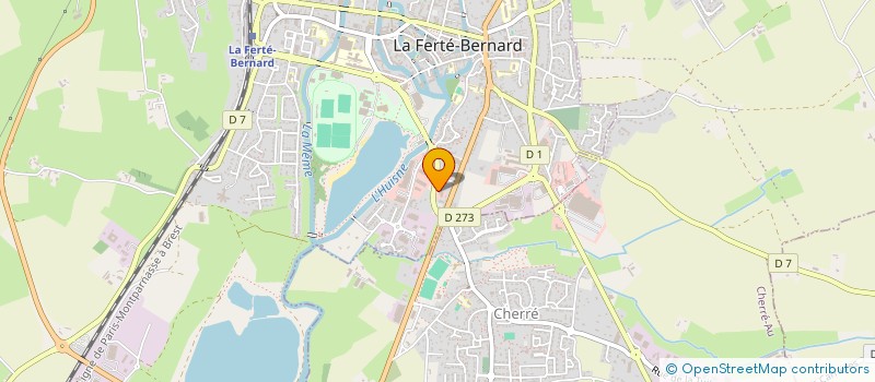 localisation de l'entreprise JEANNOT à LA FERTE-BERNARD