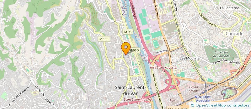 localisation de l'entreprise JEANNOT à SAINT-LAURENT-DU-VAR