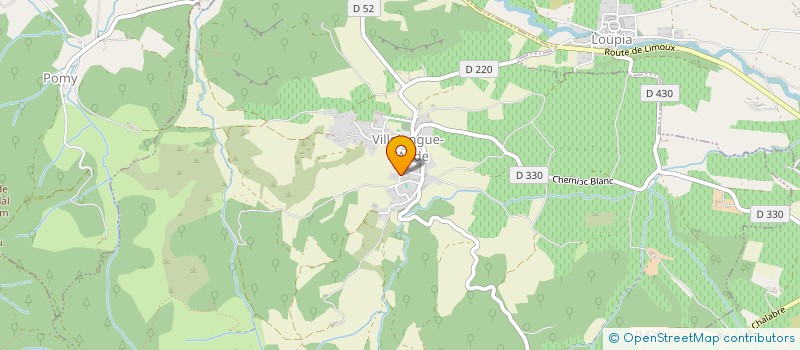 localisation de l'entreprise JEANNOT CONSTRUCTION  VILLELONGUE-D'AUDE