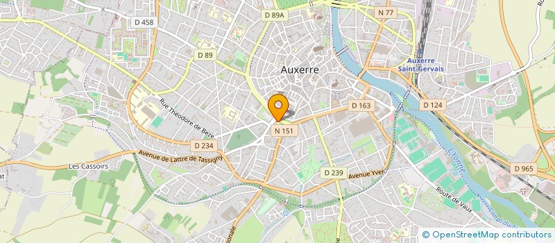 localisation de l'entreprise JEANNOT JEUX SARL à AUXERRE