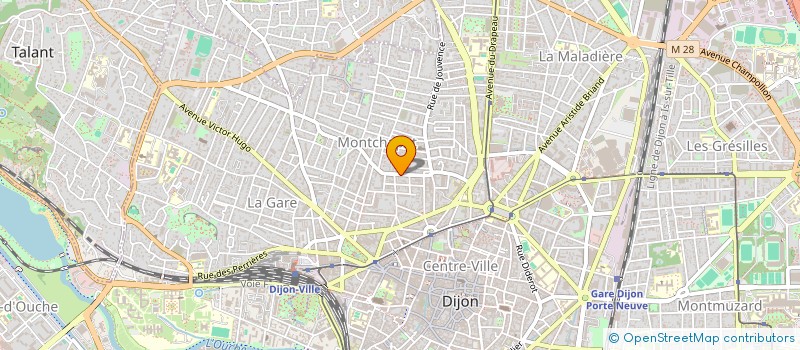 localisation de l'entreprise JEANNY à DIJON