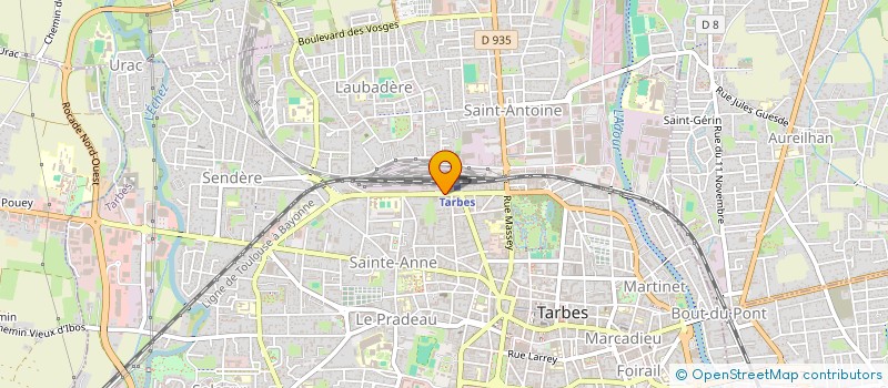 localisation de l'entreprise JEANO  TARBES